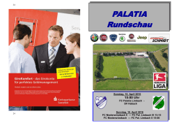 PALATIA Rundschau - FC Palatia Limbach