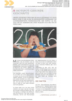 Informer ASVO, M&auml;rz 2016 - &Ouml;sterreichisches Akademisches Institut