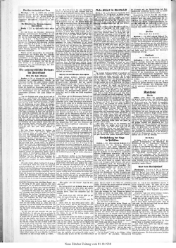 Kantone Neue Zürcher Zeitung vom 01.10.1938