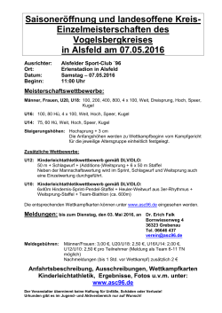 Ausschreibung