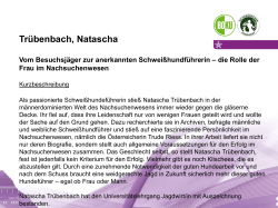 Trübenbach, Natascha - Universitätslehrgang Jagdwirt/in