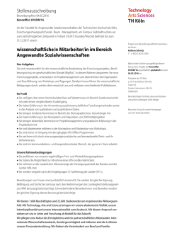 Stellenanzeige Druckversion