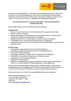 GesundheitsreferentIn im Team Gesunde Stadt