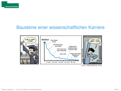 Bausteine einer wissenschaftlichen Karriere