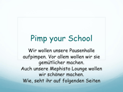 In unserer Pr&auml;sentation seht ihr was wir in