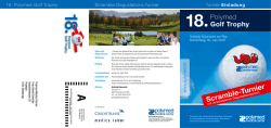 Golf Trophy Flyer  - Polymed Medical Center