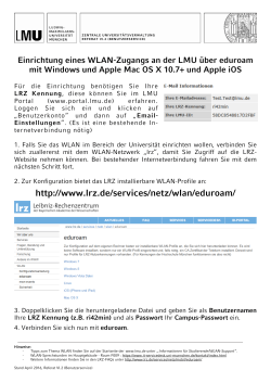 WLAN-Zugang mit einem MAC ab OS X 10.7 - IT