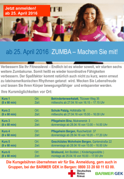 Machen Sie mit!