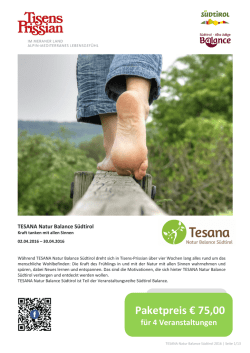 das gesamte Programm/TESANA 2016 - Tisens