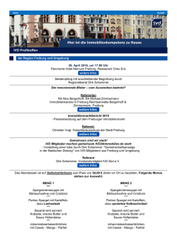 Profitreffen in Freiburg