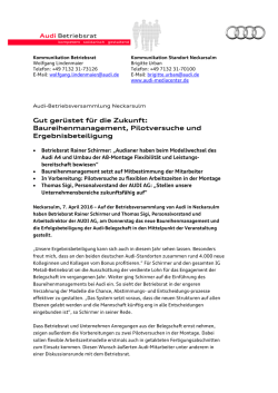 Gut ger&uuml;stet f&uuml;r die Zukunft: Baureihenmanagement