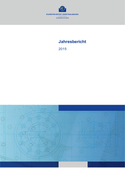 EZB Jahresbericht 2015 - European Central Bank