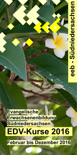 EDV-Kurse zum im pdf-Format