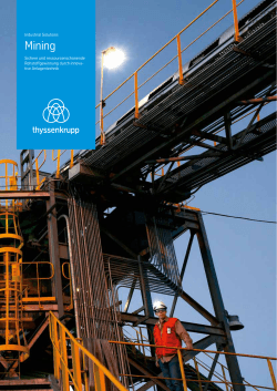 Mining - ThyssenKrupp Industrial Solutions