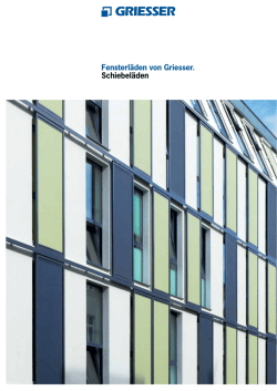 Griesser Schiebel&auml;den