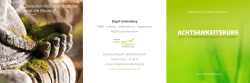 Flyer - MBSR Birgit Lindenberg