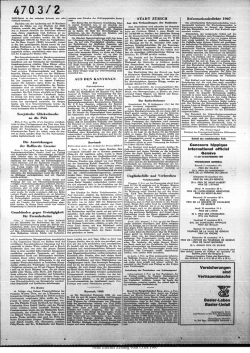 international officiel - Neue Z&uuml;rcher Zeitung
