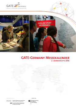 GATE-Germany-Messekalender
