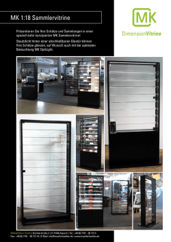MK 1:18 Sammlervitrine