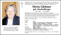 Herta Gleinser