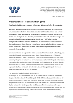 deutsch - Verband Schweizer Wissenschafts