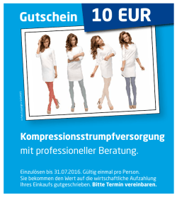 Gutschein Kompression