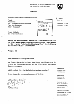 i 38 7 - Landtag NRW