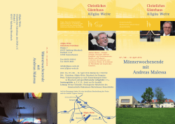 Information und Anmeldung