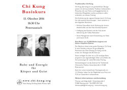 Chi Kung Basiskurs