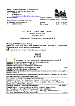 Gottesdienstordnung-April