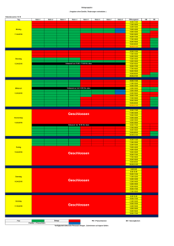 Belegungsplan - SVB