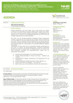 agenda - Business Upper Austria