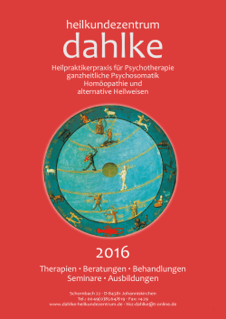Jahresinformation 2016 - Heil-Kunde