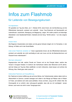 Infos zum Flashmob