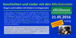 Geschichten und Lieder mit den Allerkleinsten