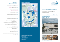 Infos zur OV des International Office - Goethe