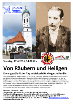 Von Räubern und Heiligen