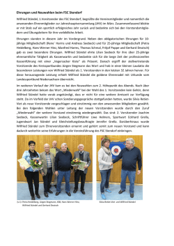 Ehrungen und Neuwahlen beim FSC Stendorf