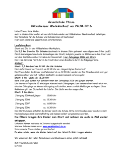 Infos und Anmelde-Blatt f&uuml;r den Wedekindlauf