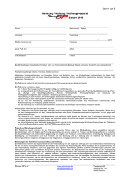 Haftungsverzicht