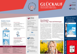 Infoblatt - Gl&uuml;ckauf Apotheke