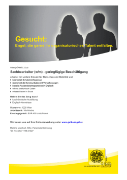 Gesucht - FH des BFI Wien