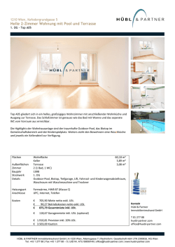 Helle 2-Zimmer Wohnung mit Pool und Terrasse