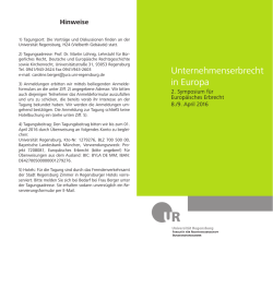 Erbrecht 2016 außen.indd - Universität Regensburg