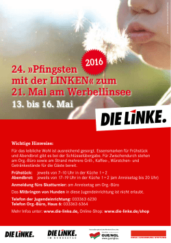 Programm - DIE LINKE. Berlin