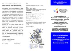 Information - Universit&auml;tsklinikum T&uuml;bingen