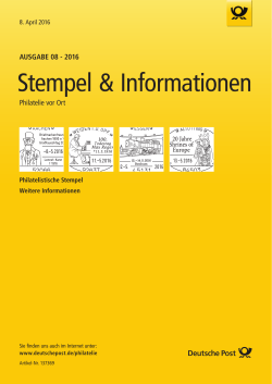 Stempel & Informationen - Deutsche Post