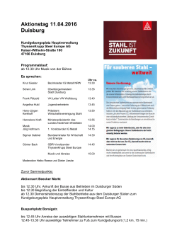 zum Programm in Duisburg PDF