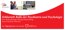 Flyer - Psychiatrie Akademie Königslutter