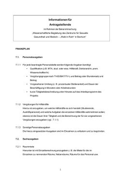 Informationen f&uuml;r Antragstellende